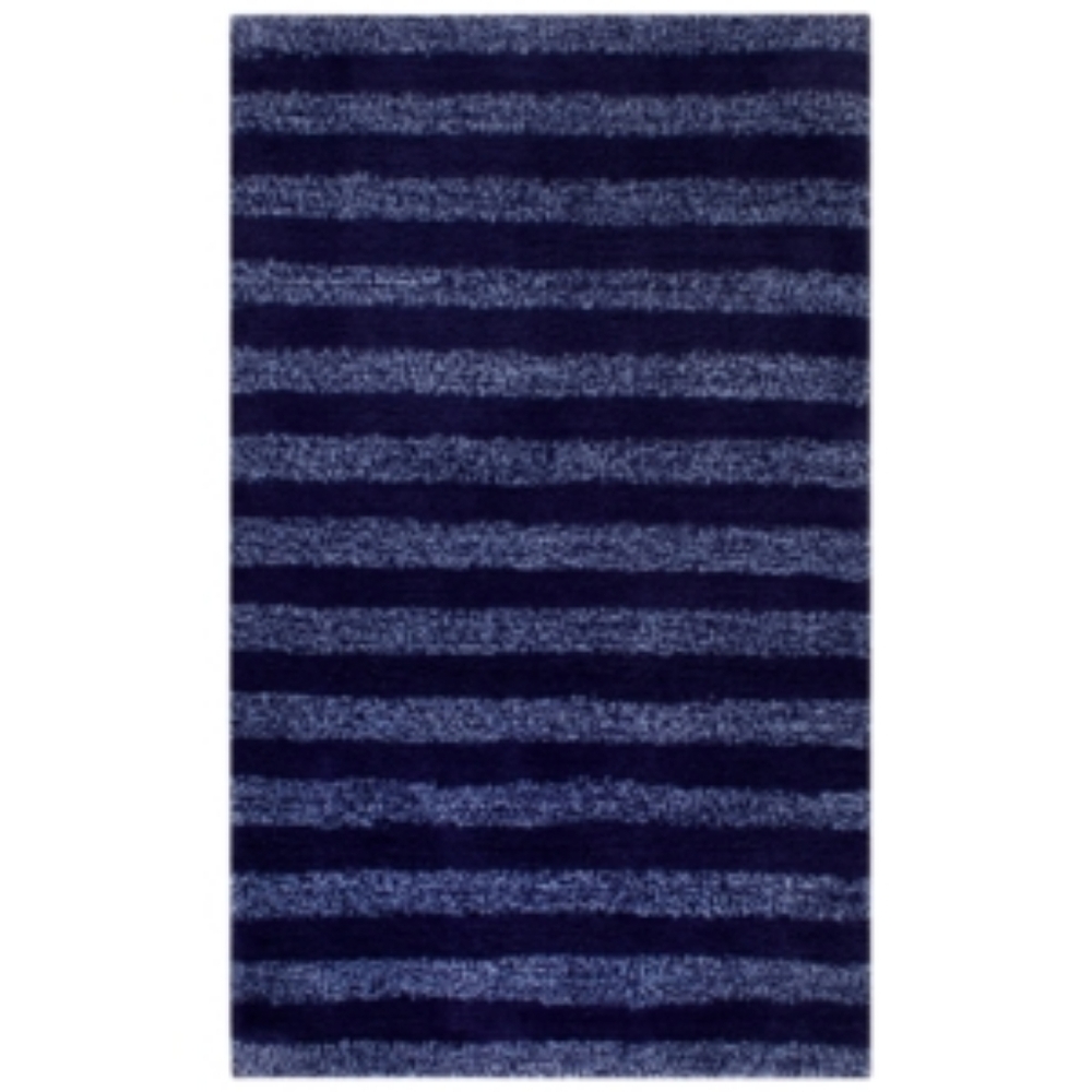 Sunham Modeira Stripe 21″ X 34″ Bath Rug  Navy